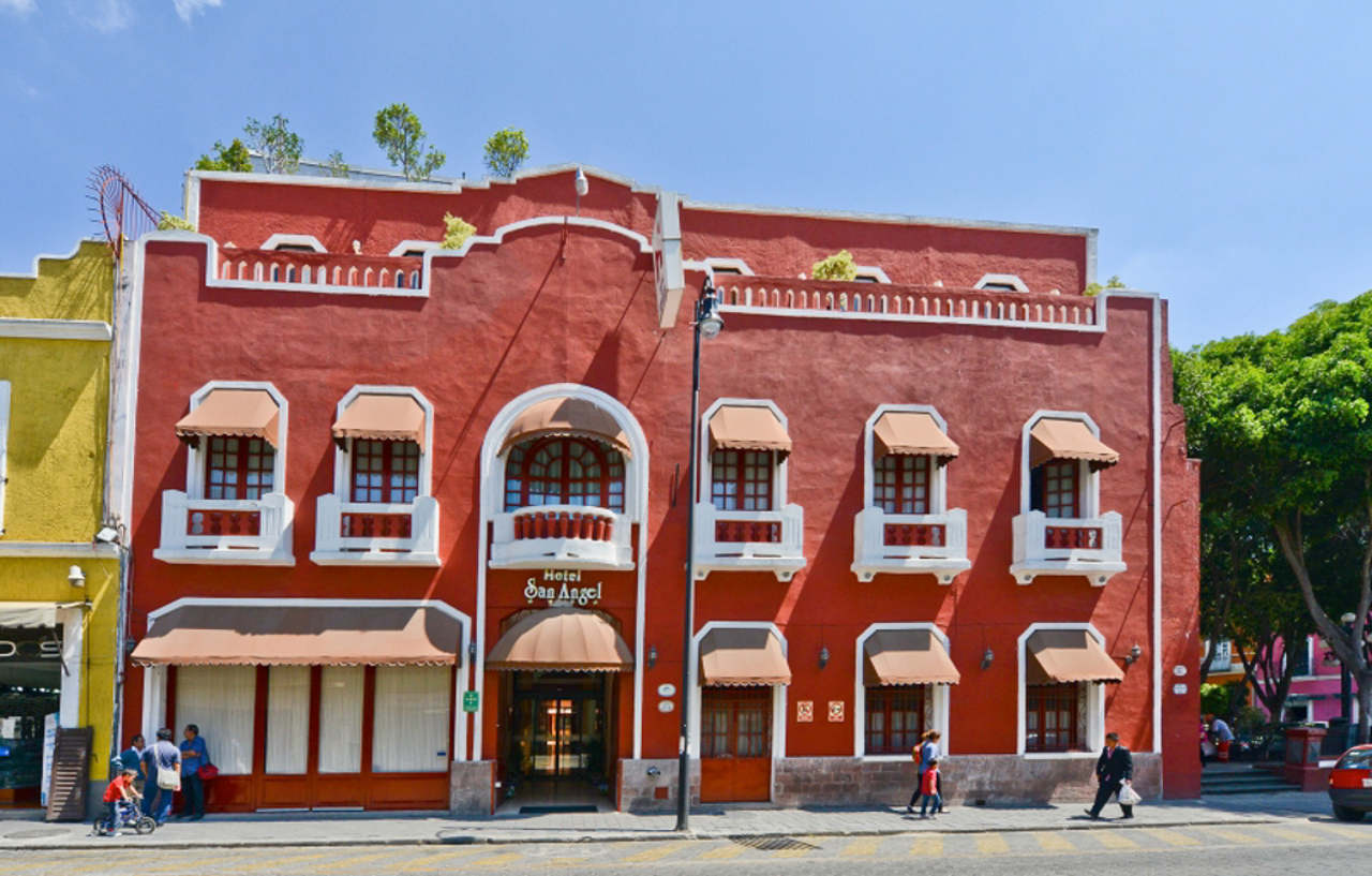 Hotel San Angel Puebla Bagian luar foto